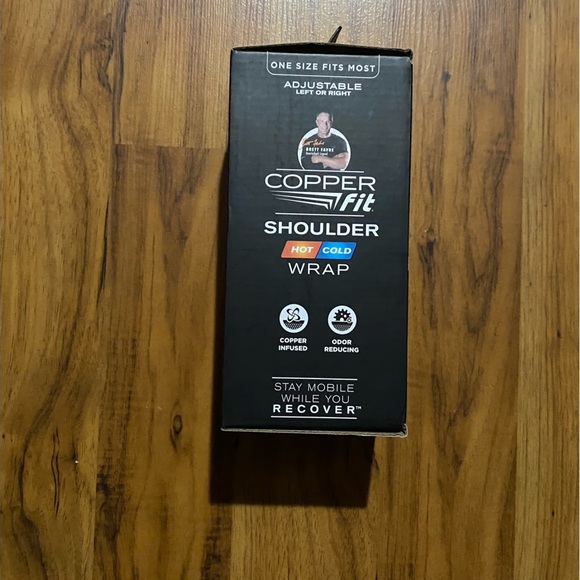 Copper Fit Rapid Relief Adjustable Shoulder Wrap Unisex Left or Right Size OSFM - Picture 3 of 8